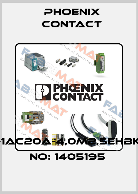 EV-T2M3C-1AC20A-4,0M2,5EHBK00-ORDER NO: 1405195  Phoenix Contact