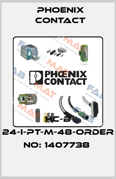 HC-B 24-I-PT-M-48-ORDER NO: 1407738  Phoenix Contact