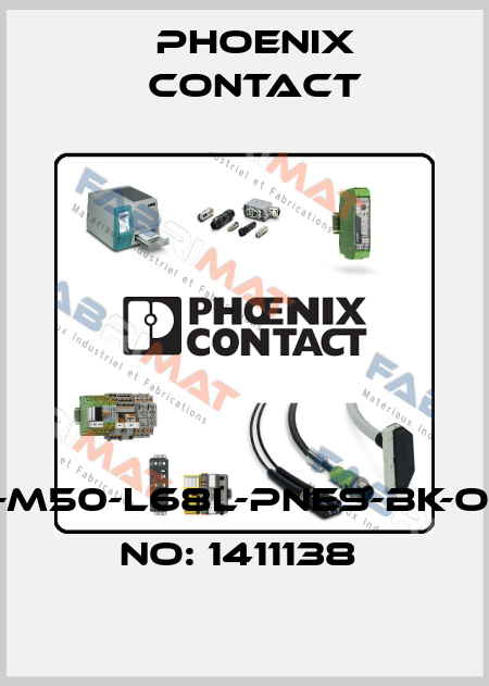 G-INS-M50-L68L-PNES-BK-ORDER NO: 1411138  Phoenix Contact
