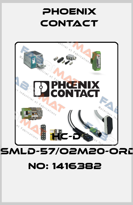 HC-D 25-SMLD-57/O2M20-ORDER NO: 1416382  Phoenix Contact