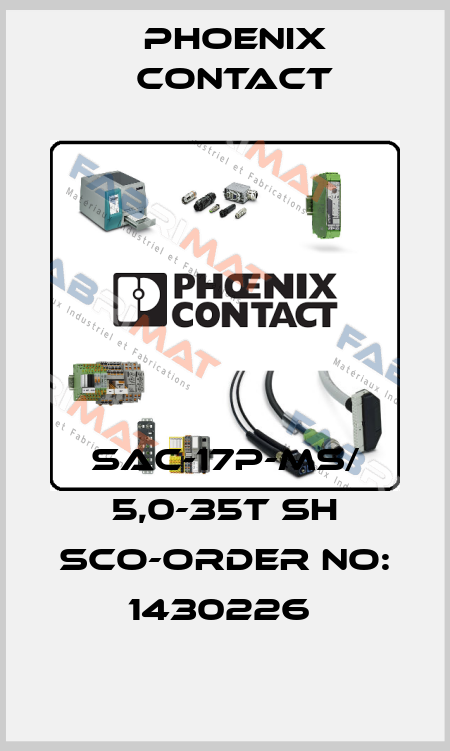 SAC-17P-MS/ 5,0-35T SH SCO-ORDER NO: 1430226  Phoenix Contact