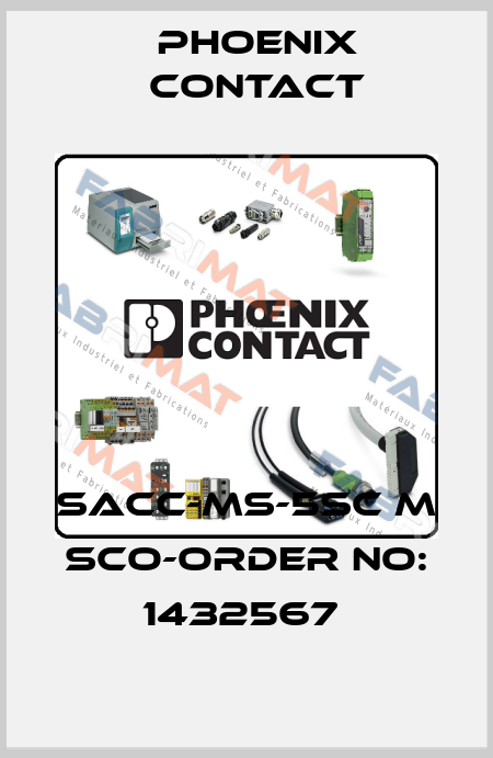 SACC-MS-5SC M SCO-ORDER NO: 1432567  Phoenix Contact