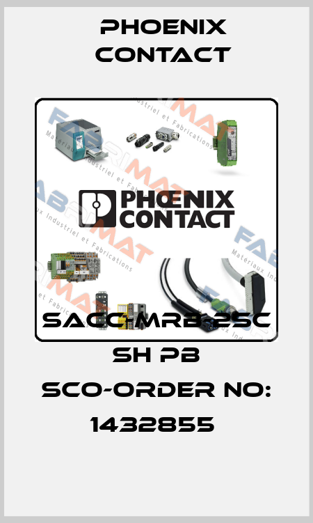 SACC-MRB-2SC SH PB SCO-ORDER NO: 1432855  Phoenix Contact