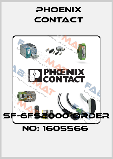 SF-6FS2000-ORDER NO: 1605566  Phoenix Contact