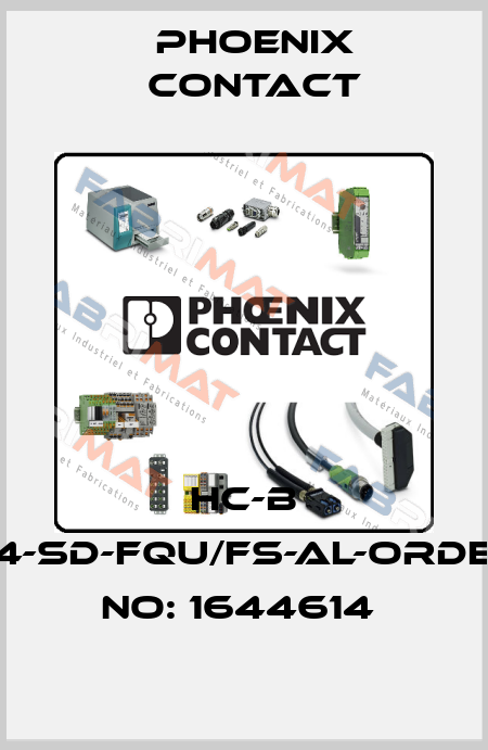 HC-B 24-SD-FQU/FS-AL-ORDER NO: 1644614  Phoenix Contact