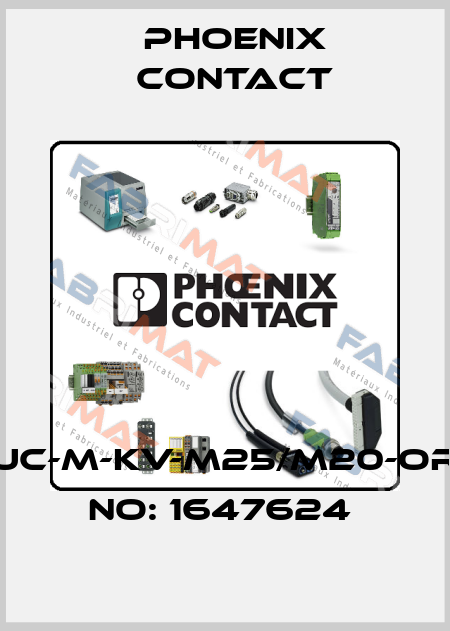 REDUC-M-KV-M25/M20-ORDER NO: 1647624  Phoenix Contact