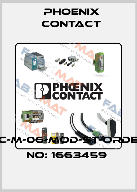 HC-M-06-MOD-ST-ORDER NO: 1663459  Phoenix Contact