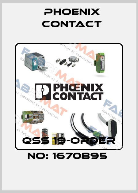 QSS 19-ORDER NO: 1670895  Phoenix Contact