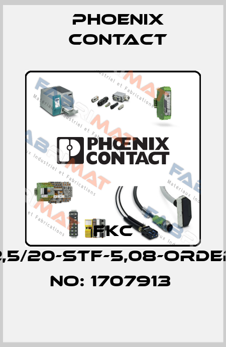 FKC 2,5/20-STF-5,08-ORDER NO: 1707913  Phoenix Contact