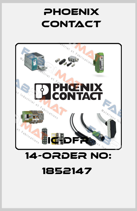 IC-DFR 14-ORDER NO: 1852147  Phoenix Contact
