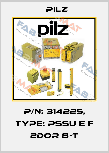 p/n: 314225, Type: PSSu E F 2DOR 8-T Pilz