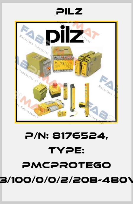 p/n: 8176524, Type: PMCprotego D.03/100/0/0/2/208-480VAC Pilz