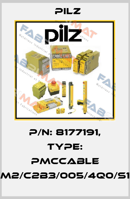 p/n: 8177191, Type: PMCcable M2/C2B3/005/4Q0/S1 Pilz