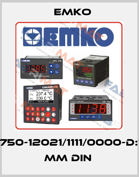 ESM-7750-12021/1111/0000-D:72x72 mm DIN  EMKO