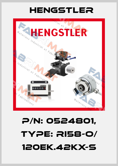 p/n: 0524801, Type: RI58-O/ 120EK.42KX-S Hengstler
