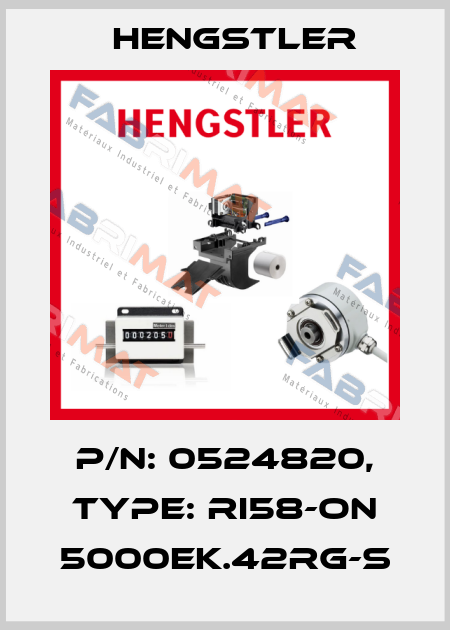 p/n: 0524820, Type: RI58-ON 5000EK.42RG-S Hengstler