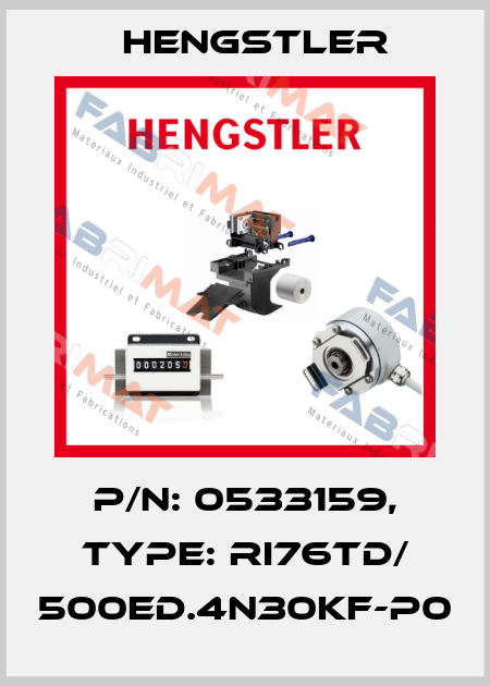 p/n: 0533159, Type: RI76TD/ 500ED.4N30KF-P0 Hengstler
