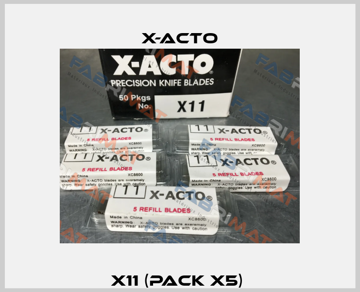X11 (pack x5)  X-acto