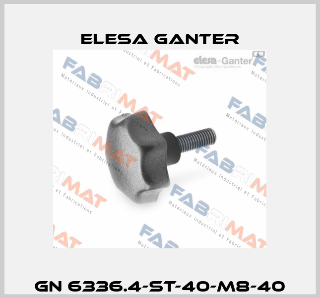 GN 6336.4-ST-40-M8-40 Elesa Ganter