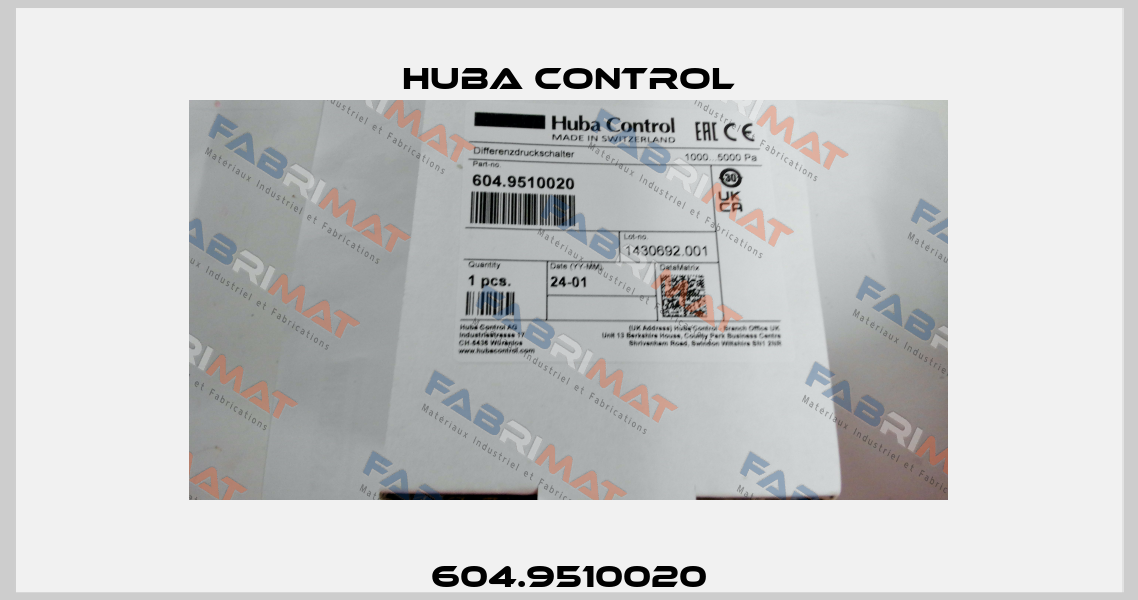 604.9510020 Huba Control