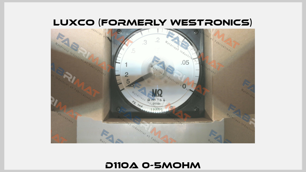 D110A 0-5MOHM Luxco (formerly Westronics)