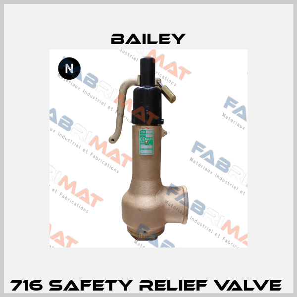 716 Safety Relief Valve  Bailey