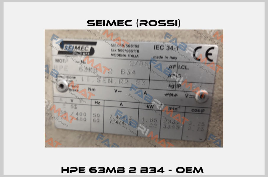 HPE 63MB 2 B34 - OEM  Seimec (Rossi)