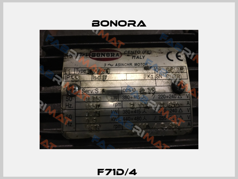 F71D/4  Bonora