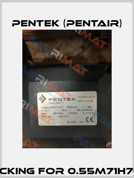 Packing for 0.55M71H70T  Pentek (Pentair)