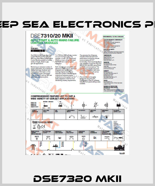 DSE7320 MKII DEEP SEA ELECTRONICS PLC