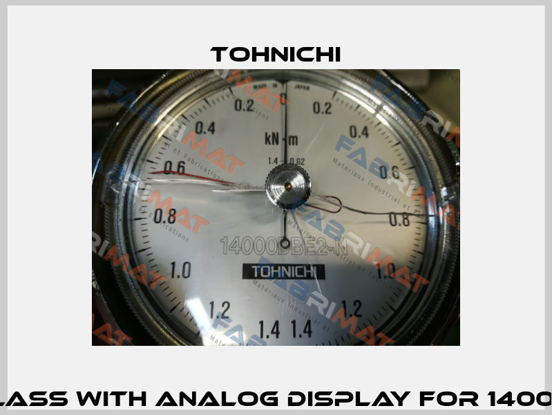 Cover glass with analog display for 14000DBE2-N   Tohnichi