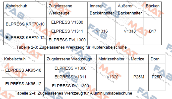 p/n: 5335-201300, Type: P25D Elpress