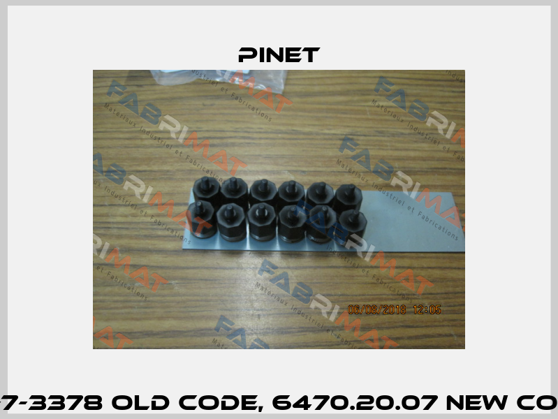 16-7-3378 old code, 6470.20.07 new code Pinet