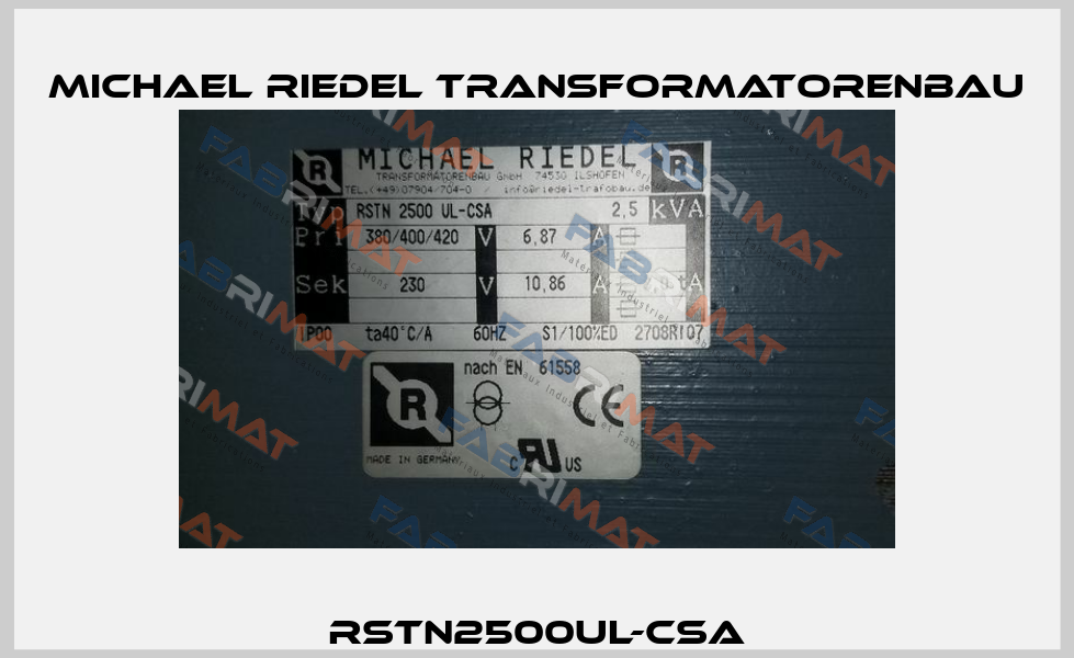 RSTN2500UL-CSA Michael Riedel Transformatorenbau