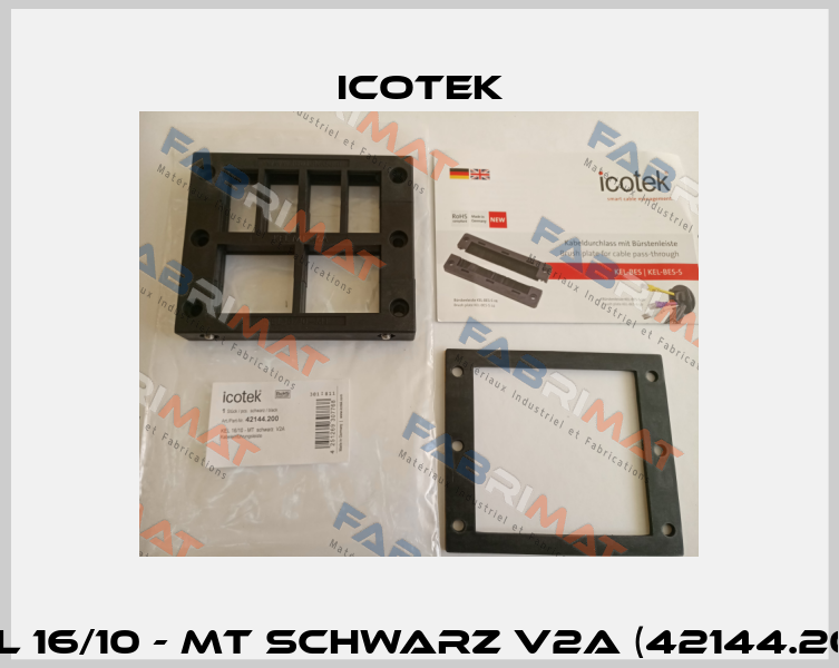 KEL 16/10 - MT schwarz V2A (42144.200) Icotek