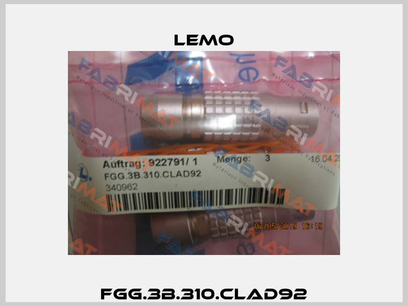 FGG.3B.310.CLAD92 Lemo