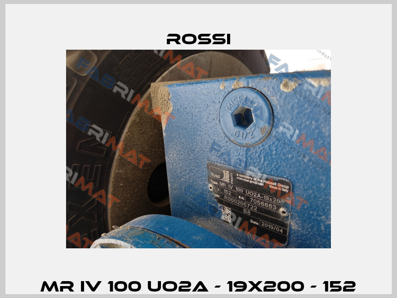 MR IV 100 UO2A - 19x200 - 152 Rossi