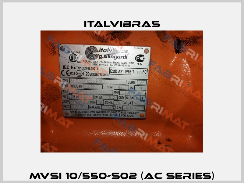 MVSI 10/550-S02 (AC series) Italvibras