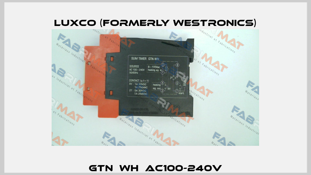 GTN  WH  AC100-240V Luxco (formerly Westronics)