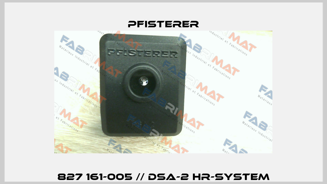 827 161-005 // DSA-2 HR-System Pfisterer