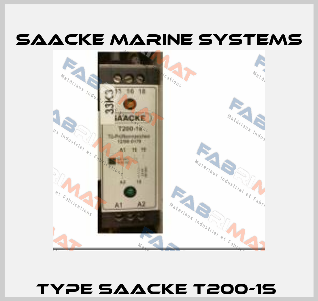 Type SAACKE T200-1S  Saacke Marine Systems