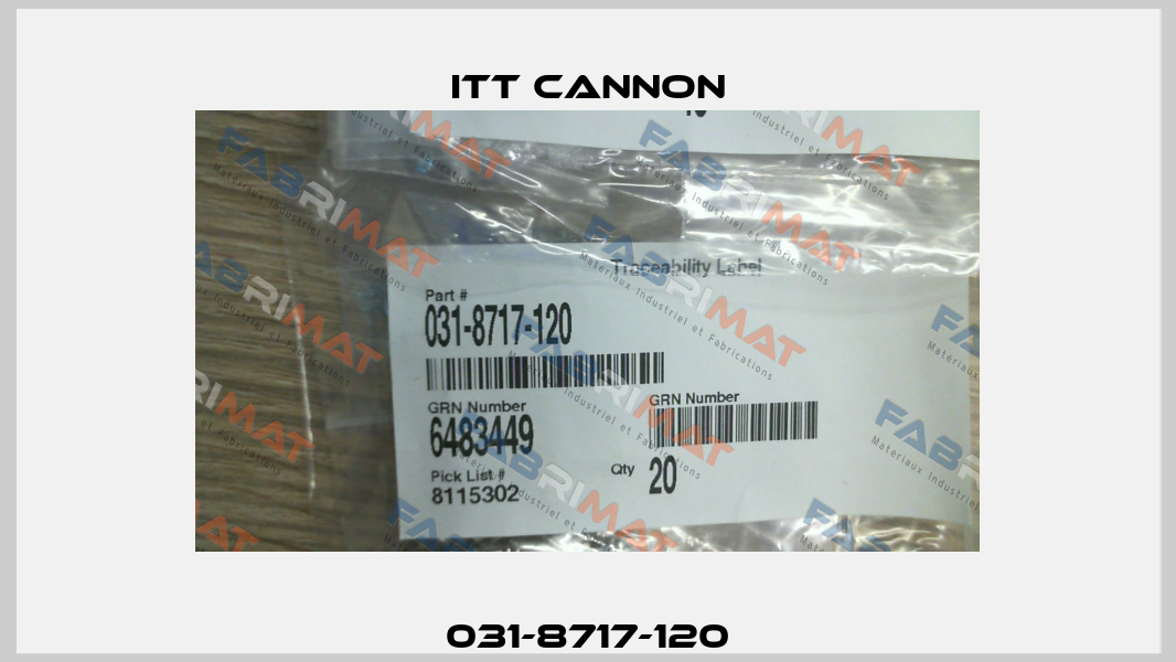 031-8717-120 Itt Cannon
