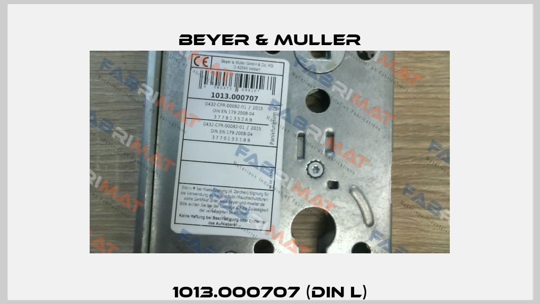 1013.000707 (DIN L) BEYER & MULLER