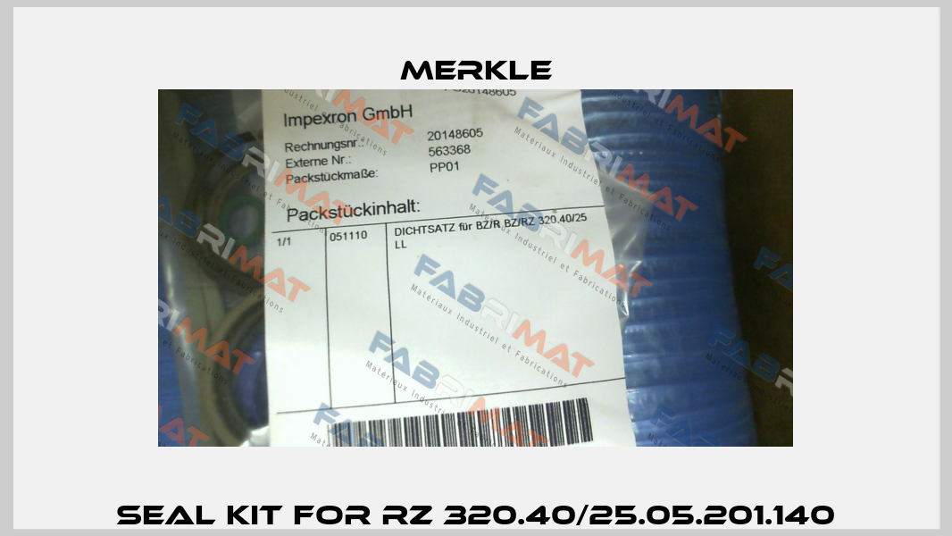 Seal kit for RZ 320.40/25.05.201.140 Merkle