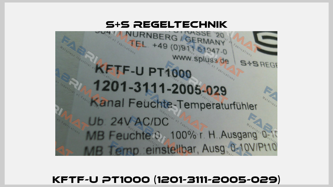 KFTF-U Pt1000 (1201-3111-2005-029) S+S REGELTECHNIK
