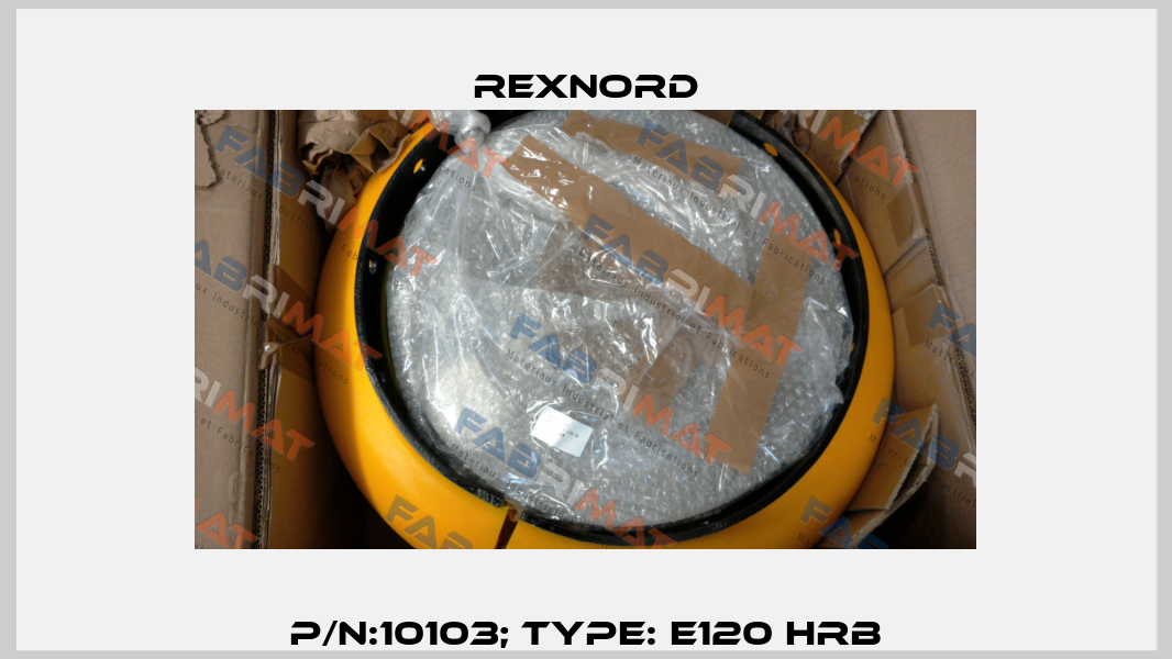 P/N:10103; Type: E120 HRB Rexnord