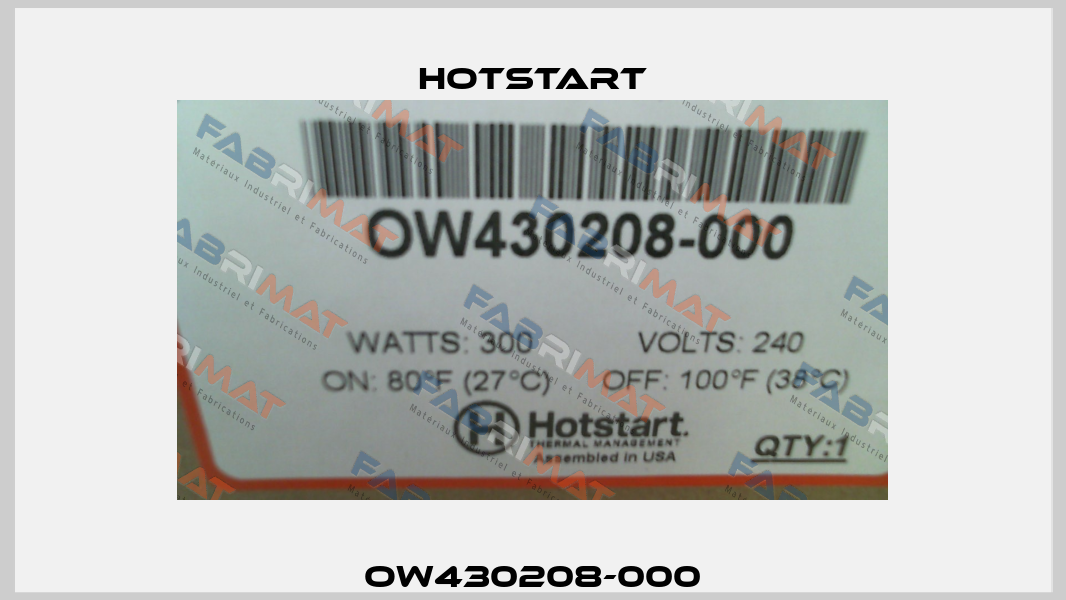 OW430208-000 Hotstart