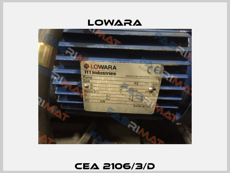 CEA 2106/3/D Lowara