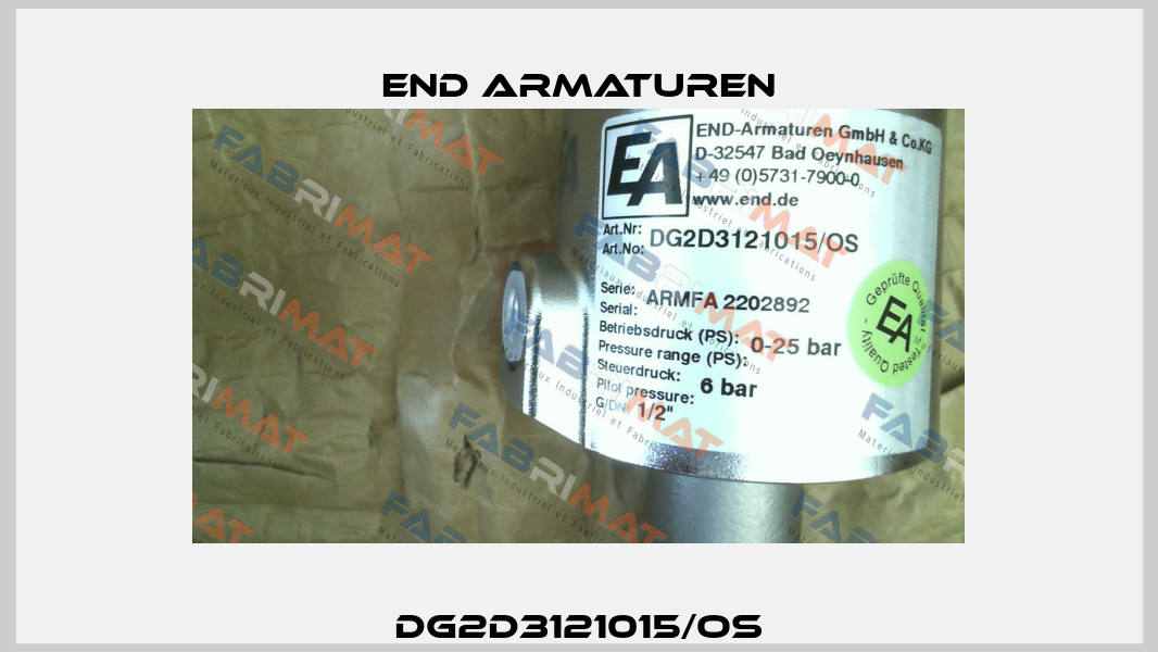 DG2D3121015/OS End Armaturen