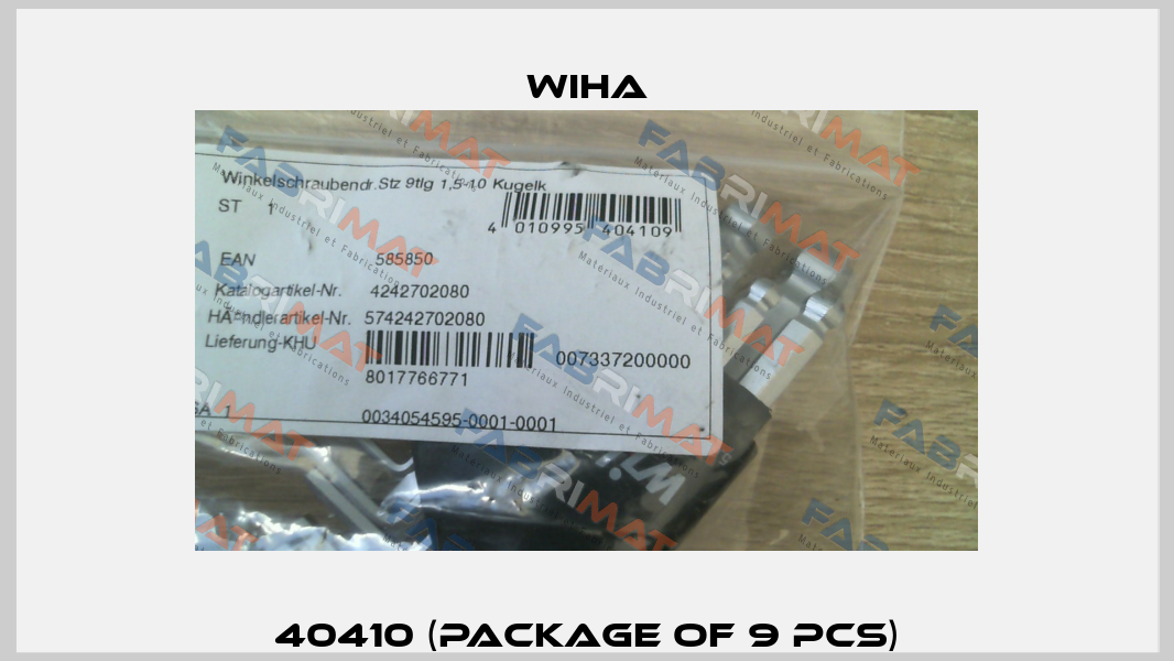 40410 (package of 9 pcs) Wiha